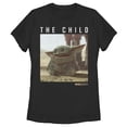 thumbnail image 1 of Women's Star Wars: The Mandalorian The Child Frame Graphic Tee Black Medium, 1 of 3