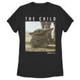 thumbnail image 1 of Women's Star Wars: The Mandalorian The Child Frame  Graphic Tee Black Small, 1 of 3