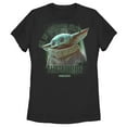 thumbnail image 1 of Women's Star Wars: The Mandalorian The Child Strong Force Graphic Tee Black 2X Large, 1 of 4