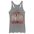 thumbnail image 1 of Women's Star Wars: The Mandalorian The Child and Mando Radiating Lines  Racerback Tank Top, 1 of 3