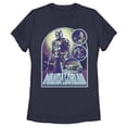 thumbnail image 1 of Women's Star Wars: The Mandalorian The New Plan Graphic Tee Navy Blue Small, 1 of 5