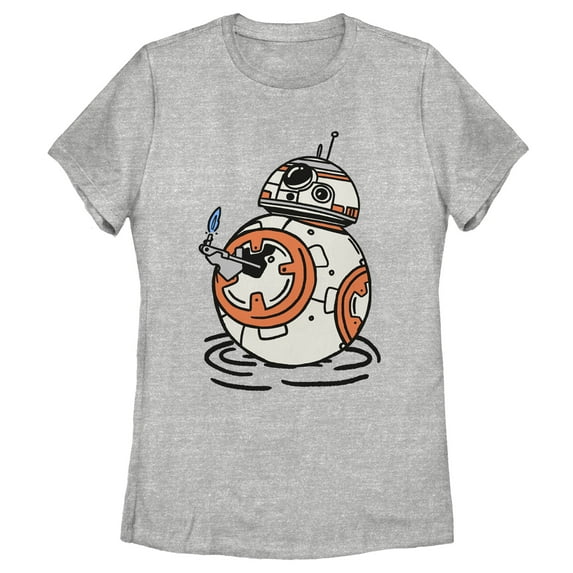 Women's Star Wars: The Rise of Skywalker BB-8 Lighter Graphic Tee Athletic Heather 2X Large