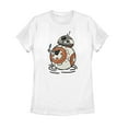 thumbnail image 1 of Women's Star Wars: The Rise of Skywalker BB-8 Lighter  Graphic Tee White Small, 1 of 4