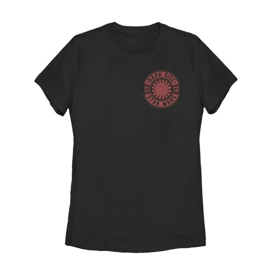 Women's Star Wars: The Rise of Skywalker Dark Side Badge Graphic Tee Black 2X Large