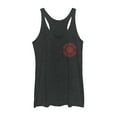 thumbnail image 1 of Women's Star Wars: The Rise of Skywalker Dark Side Badge  Racerback Tank Top Black Heather X Small, 1 of 3