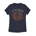 thumbnail image 1 of Women's Star Wars: The Rise of Skywalker Dark Side Stars  Graphic Tee Navy Blue Medium, 1 of 4