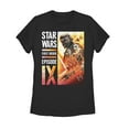 thumbnail image 1 of Women's Star Wars: The Rise of Skywalker First Order Glow  Graphic Tee Black Large, 1 of 3
