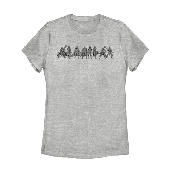 Women's Star Wars: The Rise of Skywalker Knights of Ren Line Graphic Tee Athletic Heather Large