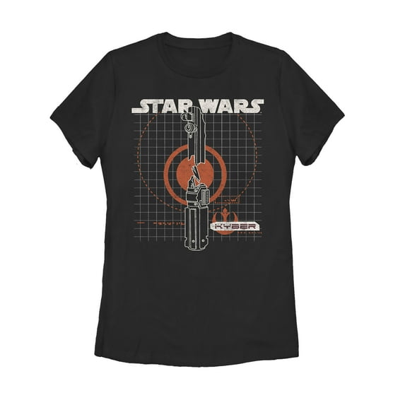 Women's Star Wars: The Rise of Skywalker Kyber Crystal Graphic Tee Black Small