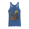 thumbnail image 1 of Women's Star Wars: The Rise of Skywalker Kylo Ren Darkness Rises Racerback Tank Top Royal Blue Heather Small, 1 of 3