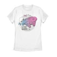 thumbnail image 1 of Women's Star Wars: The Rise of Skywalker Ombre Millennium Falcon Graphic Tee White Medium, 1 of 4
