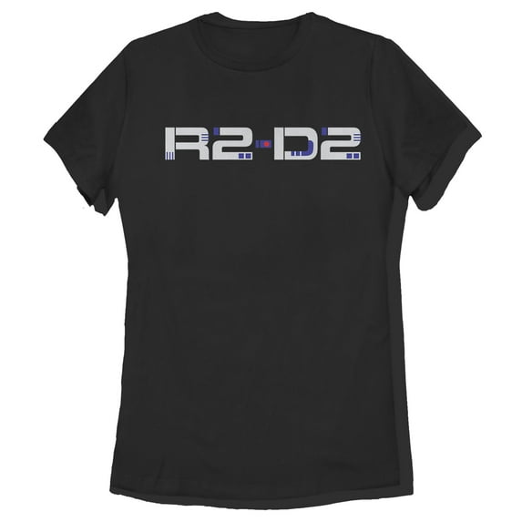 Women's Star Wars: The Rise of Skywalker R2-D2 Text Graphic Tee Black 2X Large
