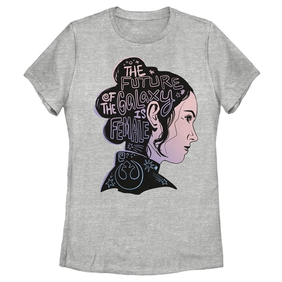 Women's Star Wars: The Rise of Skywalker Rey Future is Female Graphic Tee Athletic Heather Small