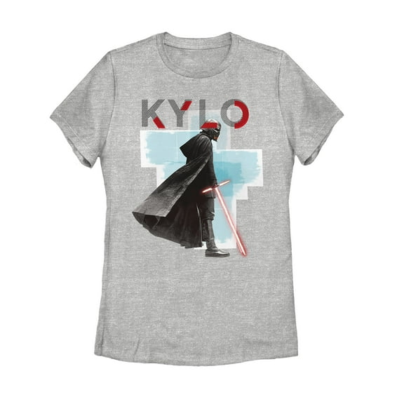 Women's Star Wars: The Rise of Skywalker Sinister Kylo Graphic Tee Athletic Heather Large