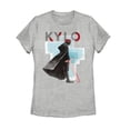 thumbnail image 1 of Women's Star Wars: The Rise of Skywalker Sinister Kylo  Graphic Tee Athletic Heather X Large, 1 of 3