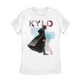 thumbnail image 1 of Women's Star Wars: The Rise of Skywalker Sinister Kylo Graphic Tee White X Large, 1 of 4