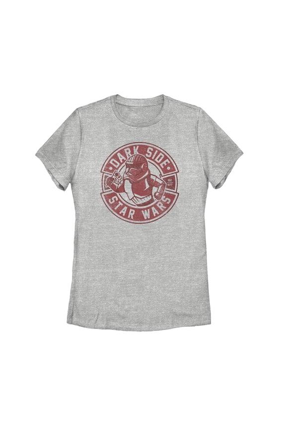 Women's Star Wars: The Rise of Skywalker Sith Trooper Cartoon Graphic Tee Athletic Heather 2X Large