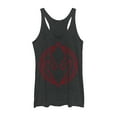 thumbnail image 1 of Women's Star Wars: The Rise of Skywalker Sith Trooper Symbol Racerback Tank Top Black Heather 2X Large, 1 of 3