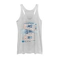 thumbnail image 1 of Women's Star Wars: The Rise of Skywalker X-Wing Details Racerback Tank Top White Heather 2X Large, 1 of 3