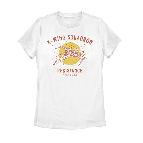 Women's Star Wars: The Rise of Skywalker X-Wing Squadron  Graphic Tee White Small