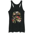 thumbnail image 1 of Women's Star Wars Tropical Stormtrooper Racerback Tank Top Black Heather Small, 1 of 4