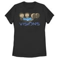 thumbnail image 1 of Women's Star Wars: Visions Alien Logo  Graphic Tee Black Large, 1 of 4