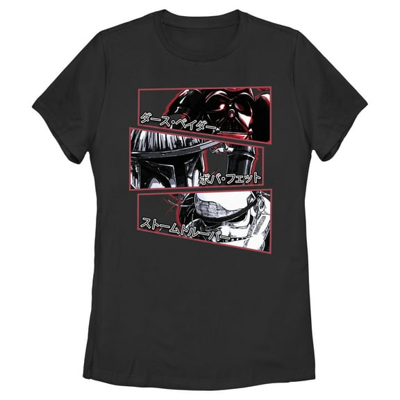 Women's Star Wars: Visions Anime Panels  Graphic Tee Black Small