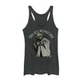 thumbnail image 1 of Women's Star Wars Yoda Best Mother Ever Racerback Tank Top Black Heather 2X Large, 1 of 3