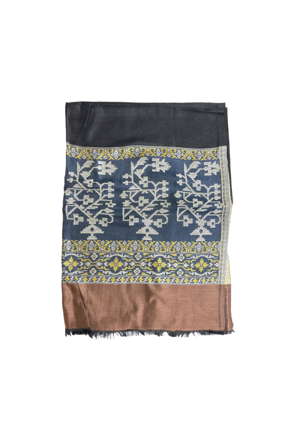 Women's Starling Black Modal scarves with Abstract Prints Summer Spring Accessory for Outdoor Events Casual Events