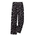 thumbnail image 1 of Women's Stars Flannel Pajamas Pants Winter Plush Warm PJ Pants with Pockets Loose Fitting Sleep Pant Pjs Bottoms, 1 of 8