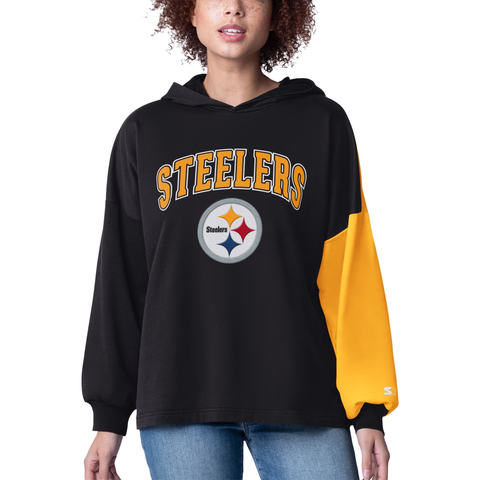 売れ筋商品|||スターター カットソー トップス レディース Women's Black Cincinnati Bengals Power Move Long Sleeve Pullover Hoodie Black Women's Joe Burrow Cincinnati Bengals Black Team Wordmark