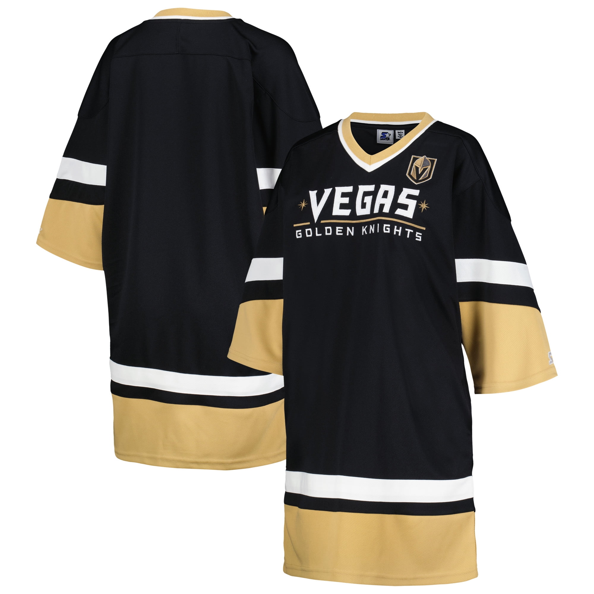 green emerald velvet dress Pro Standard Women's Vegas Golden Knights Bodycon Mini Dress Black main image 0