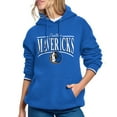 thumbnail image 1 of Women's Starter Blue Dallas Mavericks Arch Stripe Fleece Hoodie, 1 of 3