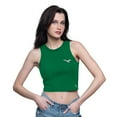 thumbnail image 1 of Women's-Starter  Kelly Green Philadelphia Eagles Show Up Cropped Tank Top, 1 of 1