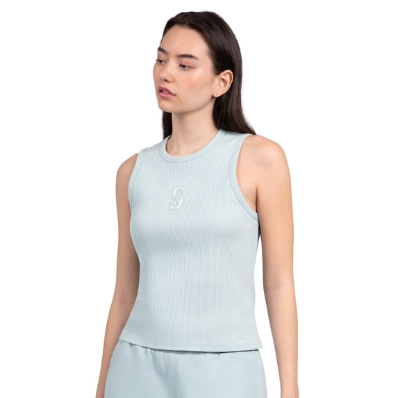 Women's Starter Mint Seattle Mariners Pastels Ribbed Tank Top