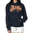 thumbnail image 1 of Women's Starter Navy Chicago Bears Fireworks Fleece Pullover Hoodie, 1 of 2