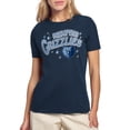 thumbnail image 1 of Women's Starter Navy Memphis Grizzlies Fireworks T-Shirt, 1 of 3