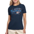thumbnail image 1 of Women's Starter Navy Oklahoma City Thunder Fireworks T-Shirt, 1 of 3