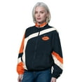 thumbnail image 1 of Women's Starter Navy/Orange Chicago Bears Vintage 1st Quarter Full-Zip Windbreaker, 1 of 2