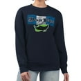 thumbnail image 1 of Women's Starter Navy Tampa Bay Rays Team Color Shading Fleece Pullover Sweatshirt, 1 of 2
