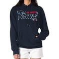 thumbnail image 1 of Women's Starter Navy Tennessee Titans Groovy Script Pullover Hoodie, 1 of 2