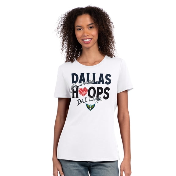 Women's Starter  Oatmeal Dallas Wings Endzone-T-Shirt