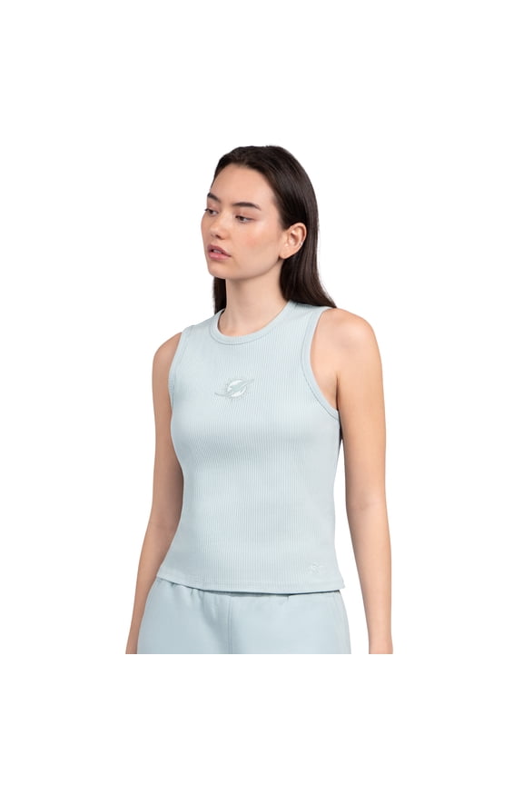 Women's Starter Pastel Green Miami Dolphins Travel Pastels Cropped Tank
