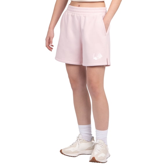 Women's Starter Pink Chicago Blackhawks High-Waist Shorts