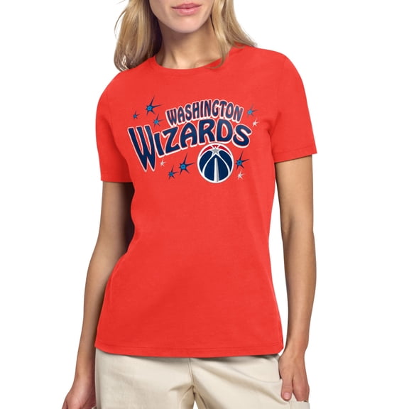 Women's Starter Red Washington Wizards Fireworks T-Shirt