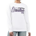 thumbnail image 1 of Women's Starter White Arizona Diamondbacks Groovy Script Team Fleece Pullover Sweatshirt, 1 of 2