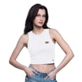 thumbnail image 1 of Women's-Starter  White Kansas City Chiefs Show Up Cropped Tank Top, 1 of 1