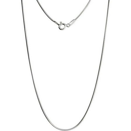 Women's Sterling Silver 0.8mm Herringbone Necklace