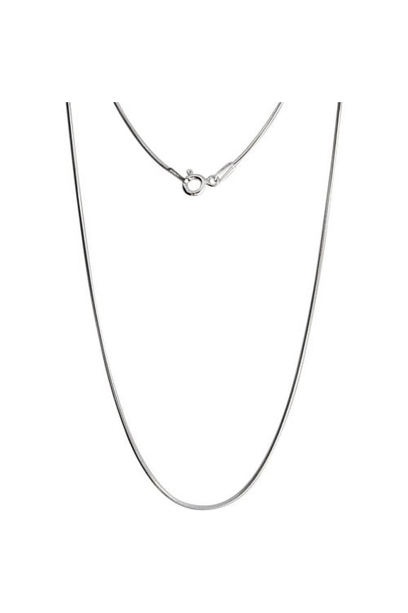 Women's Sterling Silver 0.8mm Herringbone Necklace