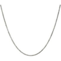 Women's Sterling Silver 040 Criss Cross Necklace